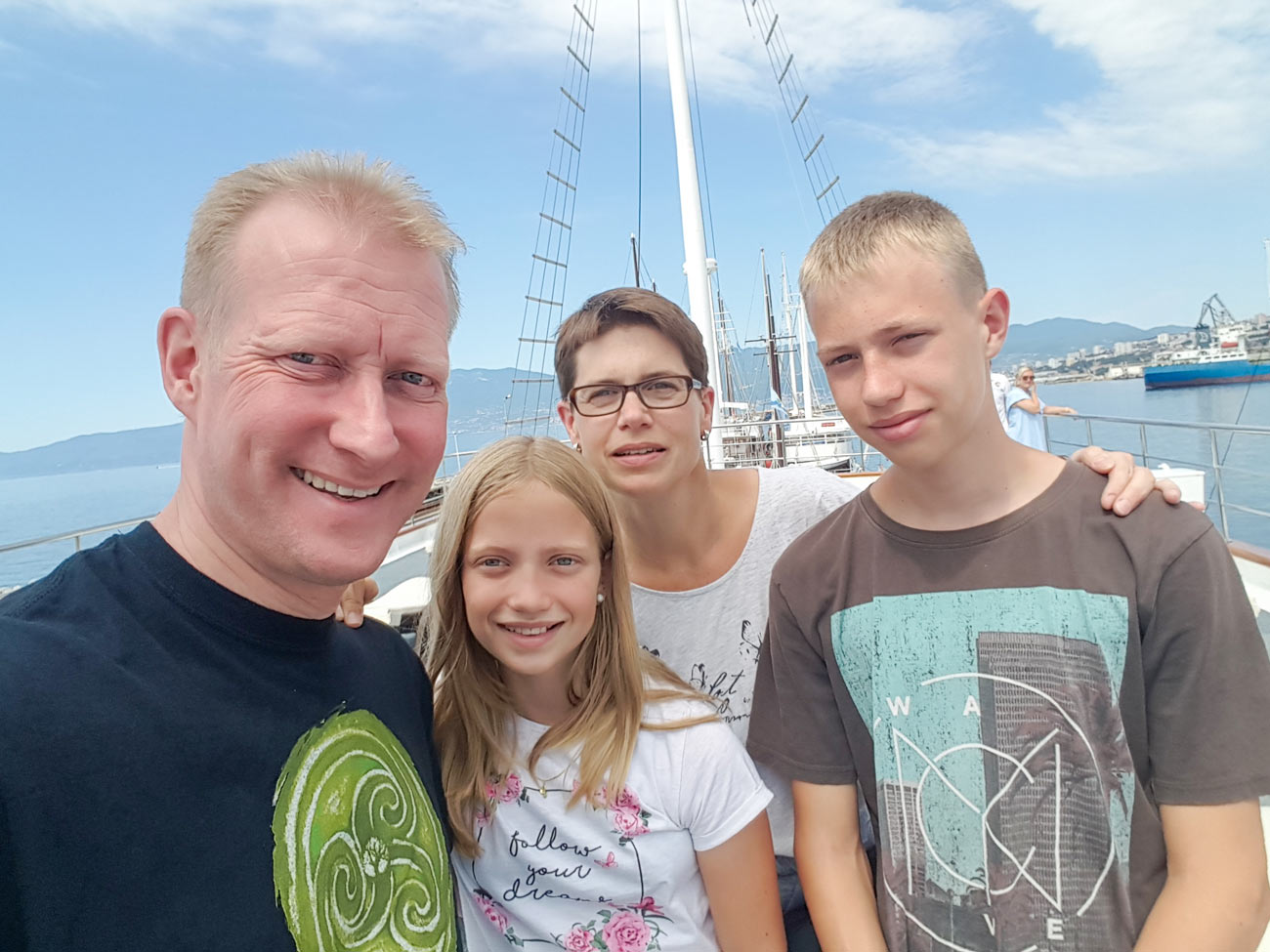 Thomas Meyer mit Familie